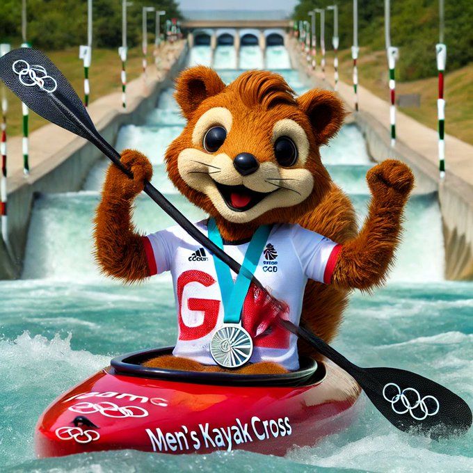 Canoe Slalom: Mens Kayak Cross  Silver medal