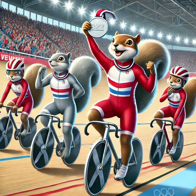 Cycling Track: Mens Team Pursuit  Silver medal