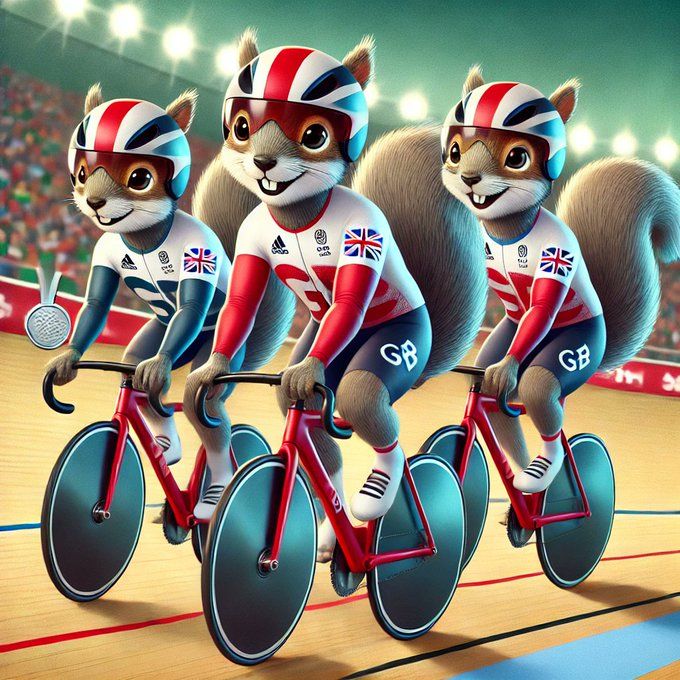 Cycling Track: Mens Team Sprint  Silver medal