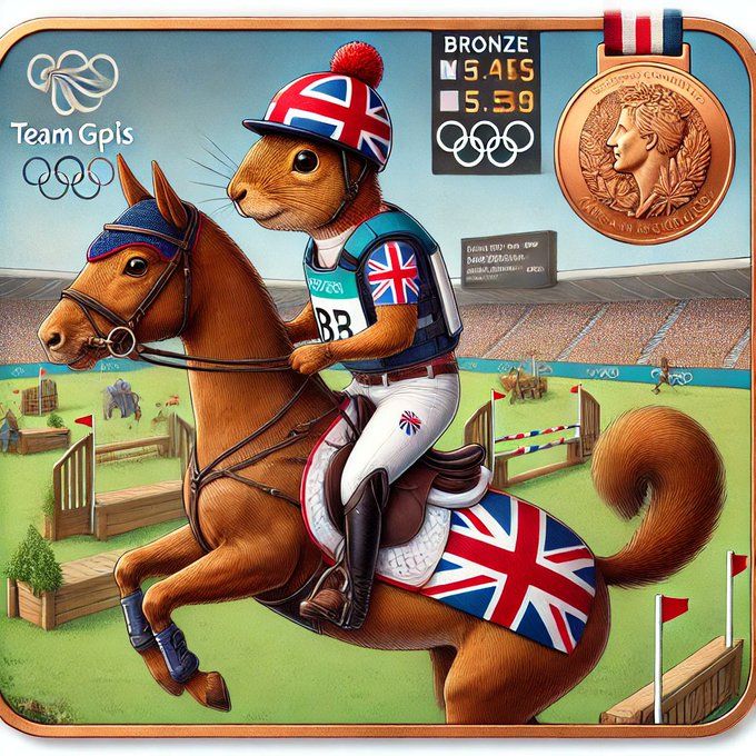 Equestrian: Mixed Eventing Individual  Bronze medal