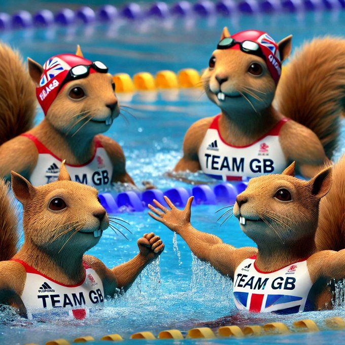 Swimming: Mens 4 x 200m Freestyle Relay  Gold medal